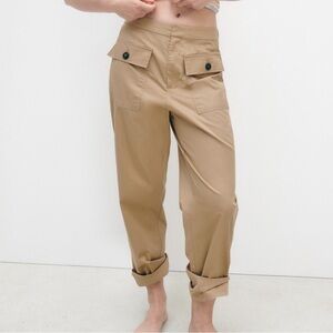 Zara patch pocket pants